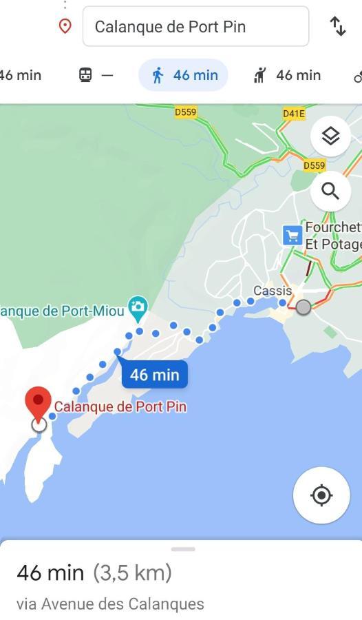 Appartement Au Coeur De Cassis Vue Sur Le Parc Luaran gambar